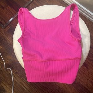 Power pivot tank sonic pink size 0 lululemon